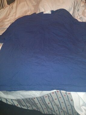 Westbound Men's Crew Neck Tee in Deep Blue